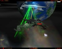 Detailní záběr na bitvu ve Starfleet Command 1